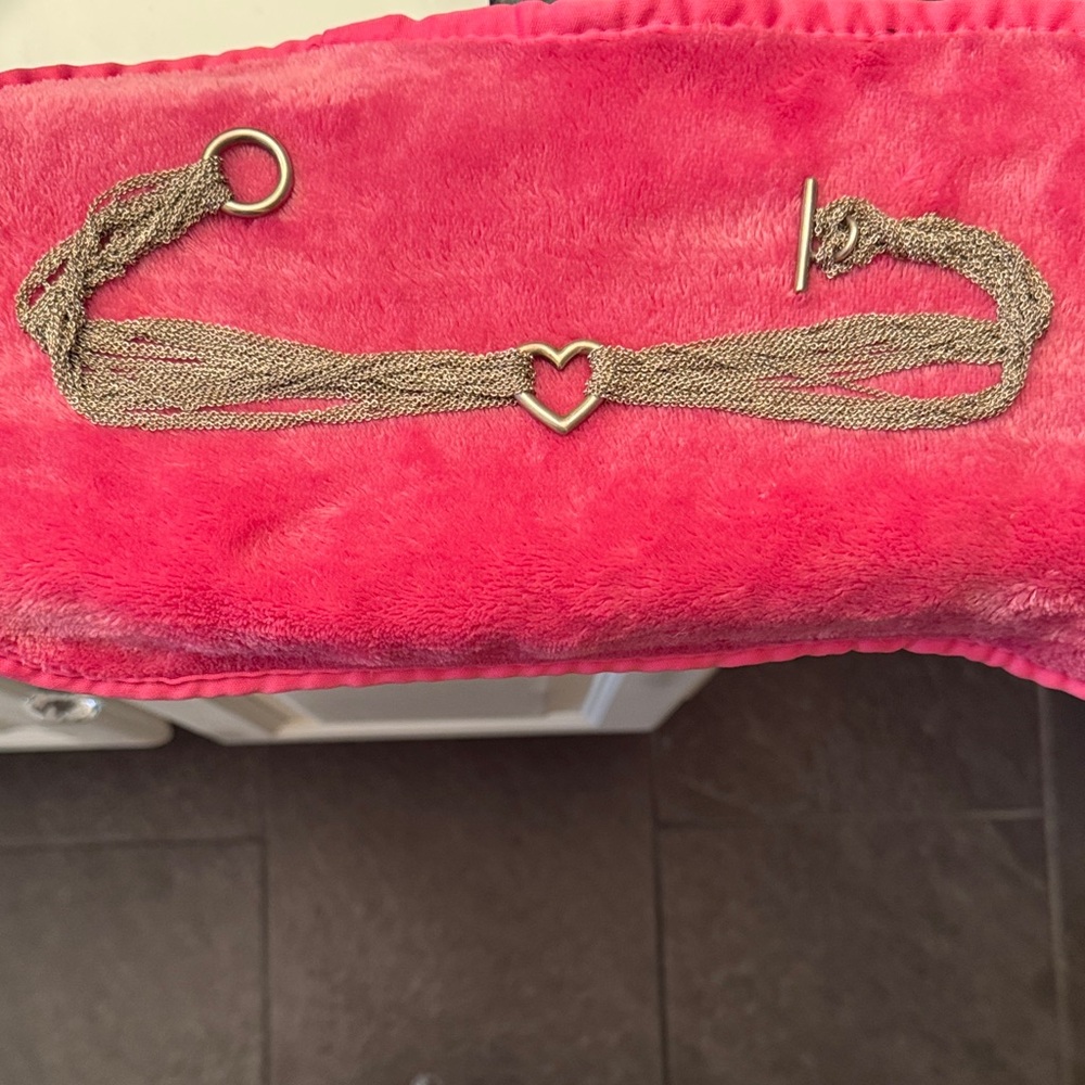 Tiffany and Co. authentic 925 Silver Heart Choker